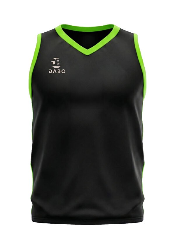 Basketball Jersey DaBo – Black & Neon Green