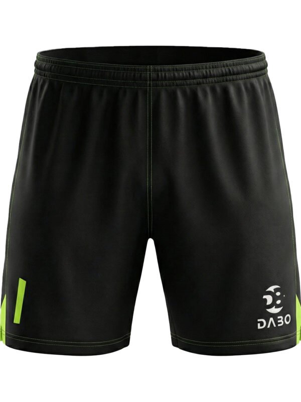 DaBo Sports Shorts – Black with Green Details