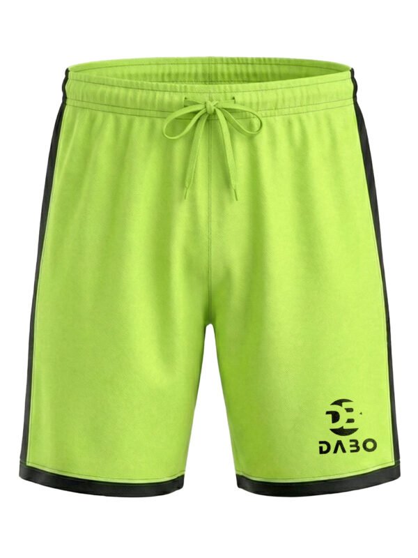 DaBo Sports Shorts – Neon Green with Black Details