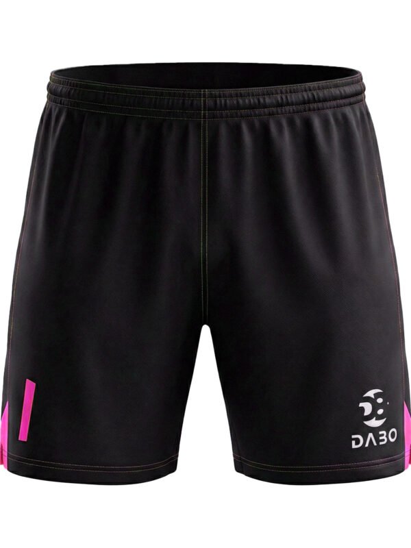 DaBo Sports Shorts – Black with Pink Details
