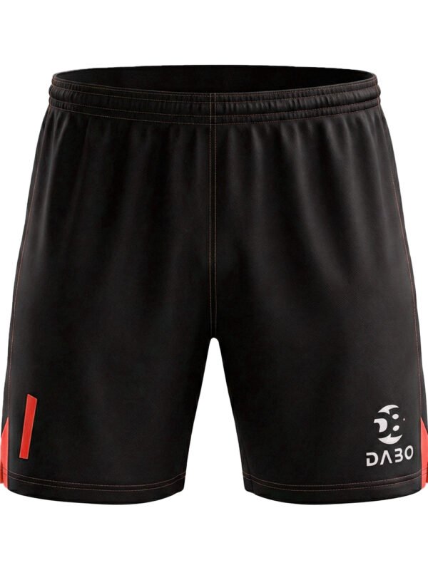 DaBo Sports Shorts – Black with Red Details