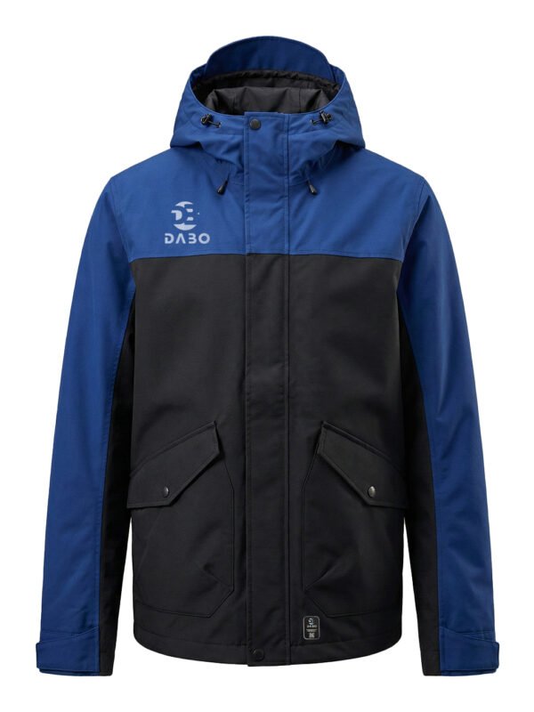 DaBo Hooded Jacket – Blue & Black