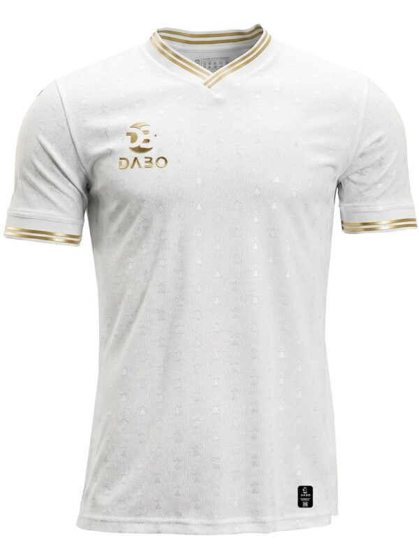 DABO White Performance T-Shirt | Lightweight Athletic Training Tee