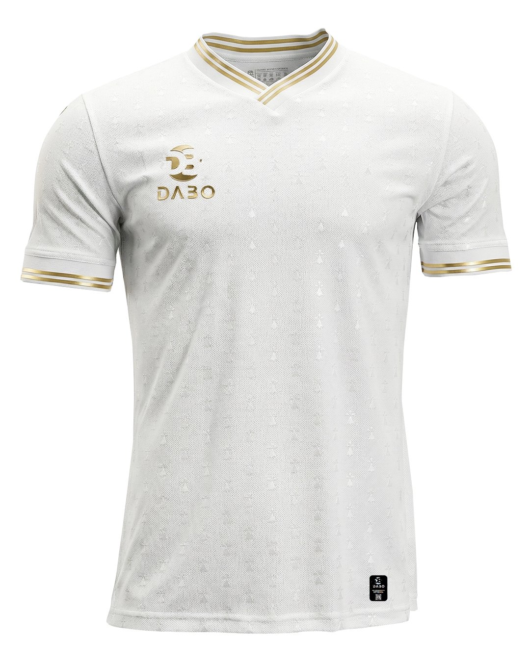 DABO White Performance T-Shirt | Lightweight Athletic Training Tee