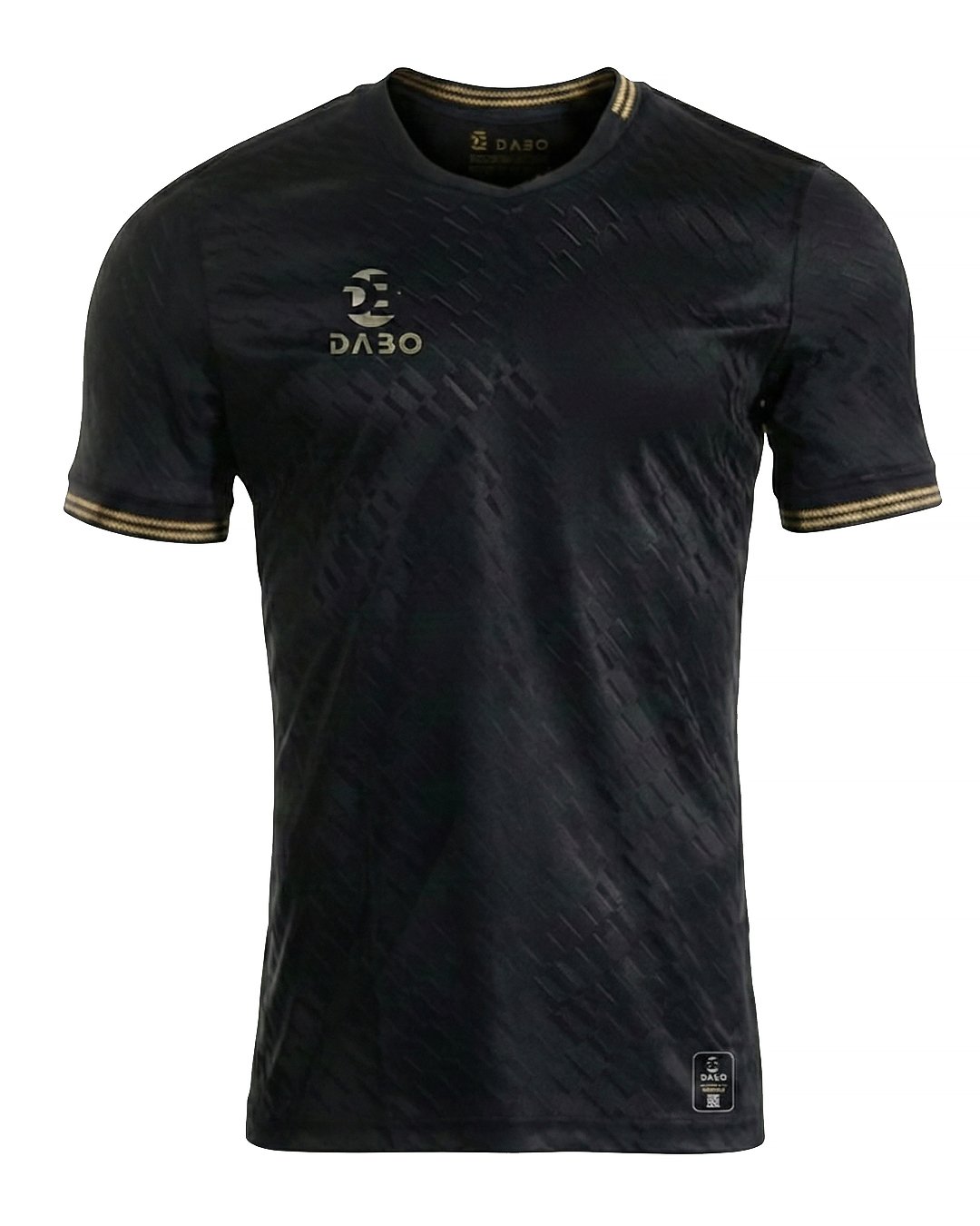 DABO Premium Black Performance T-Shirt | Lightweight Athletic Training Tee