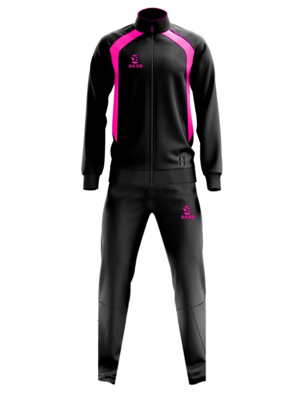 DaBo Training Tracksuit – Black & Pink Sports Set