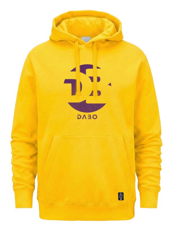 DaBo Hoodie – Yellow with Front Logo
