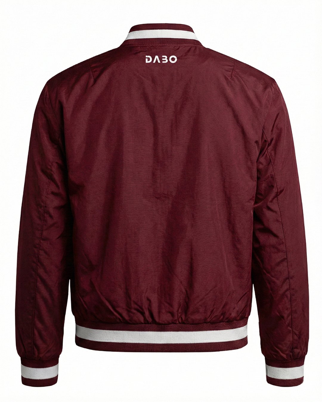 DaBo Varsity Jacket – Burgundy - Image 3
