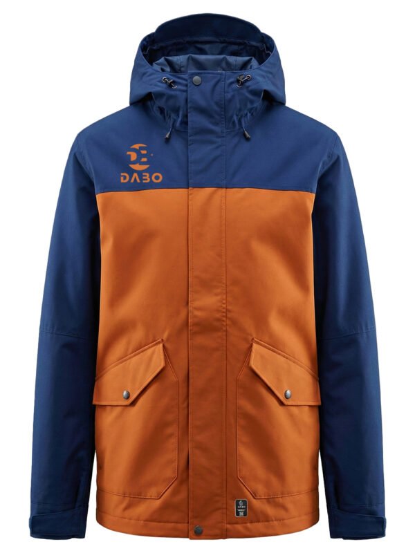 DaBo Hooded Jacket – Blue & Orange