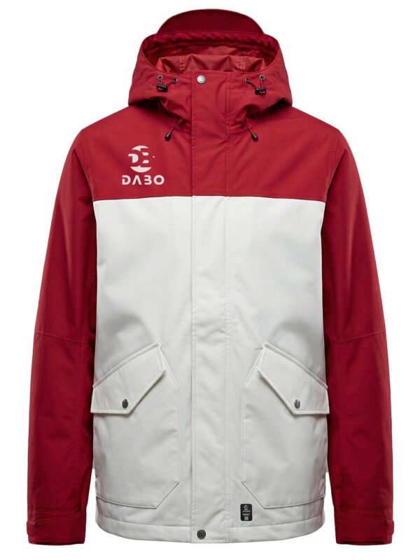 DaBo Hooded Jacket – Red & White